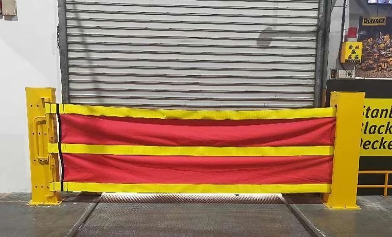 Resilient Soft Curtain Anti-collision Guardrail